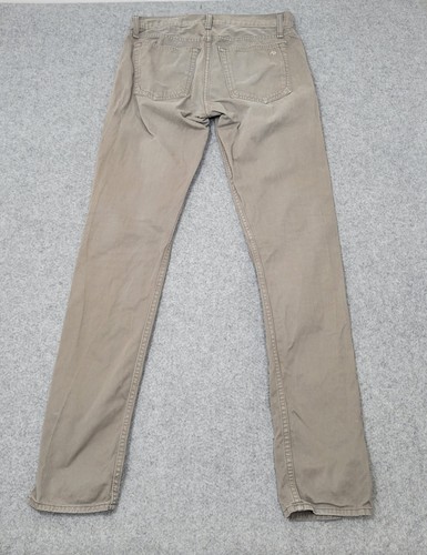 Rag & Bone Standard Issue Jeans Herren 29 Grau Slim Leg Fit 2 Button Fly USA - Bild 17 von 17