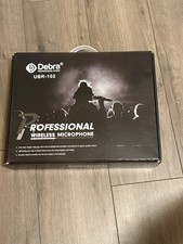 Wireless Microphone System UHF UBR-102 with Dual Handheld Cordless Mics, 260f...