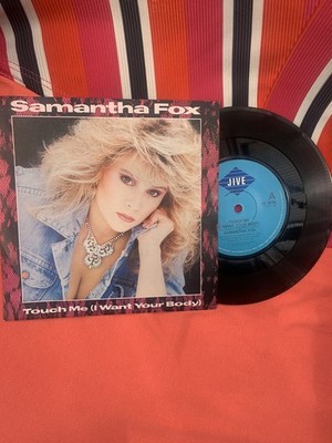 Samantha Fox 80s Pop Star 7  Vinyl Single | Retro Dance Party Collector