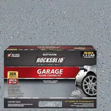 Rust-Oleum ROCKSOLID Gray High Gloss 2.5 Car Garage Floor Kit