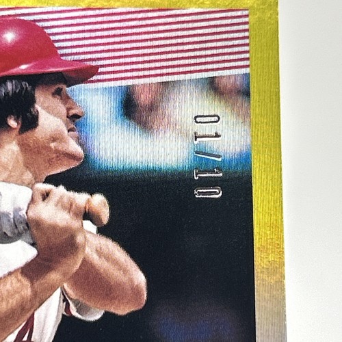 2018 Donruss Significant Signatures Pete Rose Gold /10 #SIG-PR - Picture 3 of 3
