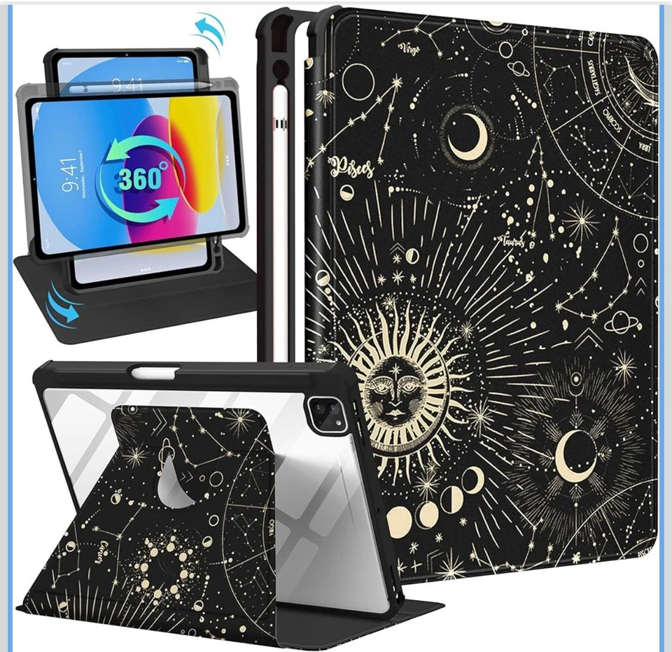 Case Folio Rotating Stand Full Body Cover For iPad Pro 12.9 6th/5th/4th/3th Gen - Image 3 of 4