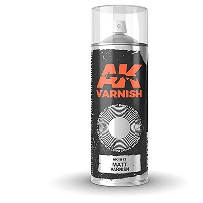 AK Interactive Matt Varnish Spray (USA) 400ML - Model Building Paints and Too...