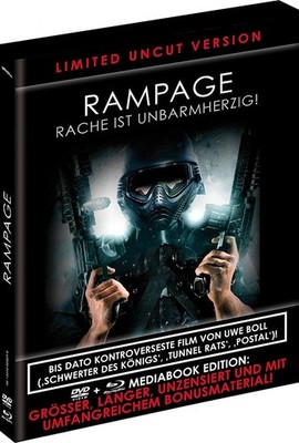 Rampage - Rache ist unbarmherzig - Limited Uncut Black Book (824/1000) - BluRay 