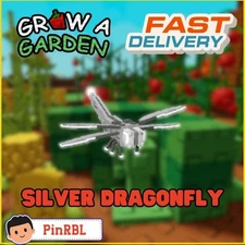 Silver Dragonfly - Grow A Garden | GAG 🌻 Fast Delivery-Cheap Pets!