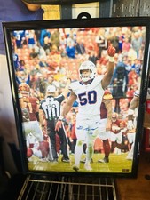Buffalo Bills Gregory Rousseau Autograph  16x20 Photo With COA