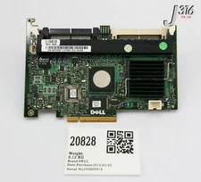 20828 DELL PCB, RAID CONTROLLER CARD, CN-0FY387-13740-7CL-0195, UCP-51 PWB U7511