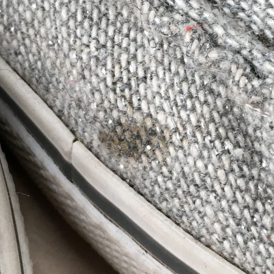 Zapatos Roxy para mujer 6 Piccolo II forrados de piel planos mocasín sin cordones tela gris informal Foto 4 de 4