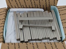 84 pcs Modern Bar Cabinet Door Handles Square Drawer Pulls Brushed Satin 6-1/4"