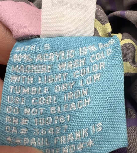 Paul Frank Julius & Friends Women’s Gray Lined Jumper Back Zip Size Small - Bild 7 von 11