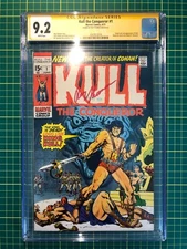 Kull the Conqueror #1 CGC 9.2 SS Roy Thomas, WHITE PAGES! Rare book to own!