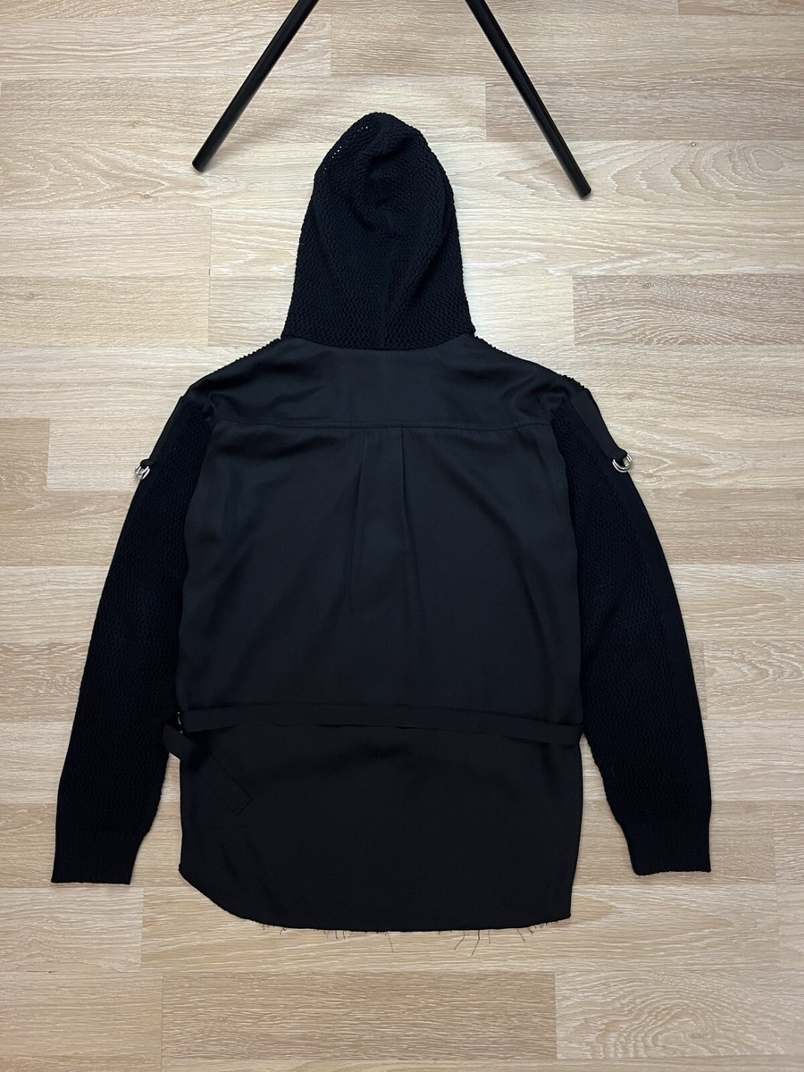 00’s DIESEL gimmick jacket zip opium S New! Rare Opium Diesel M-Mily Women Hoodie Jacket Rick Owens