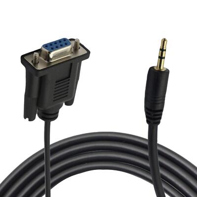 DB9 Female to 2.5mm Stereo Jack RS232 Serial Port Converter Cable Computer