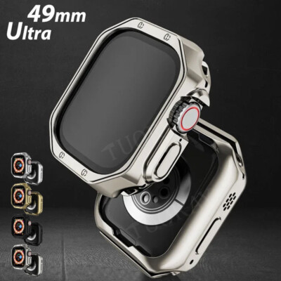 Schutzhülle Für Apple Watch Serie SE 3 4 5 6 7 8 9 Ultra 2 TPU Bumper Case Cover