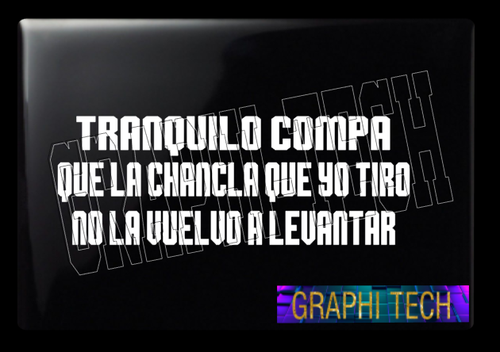LA CHANCLA QUE YO TIRO STICKER CALCOMANIA DECAL PEGATINA CALCA * - Picture 9 of 24