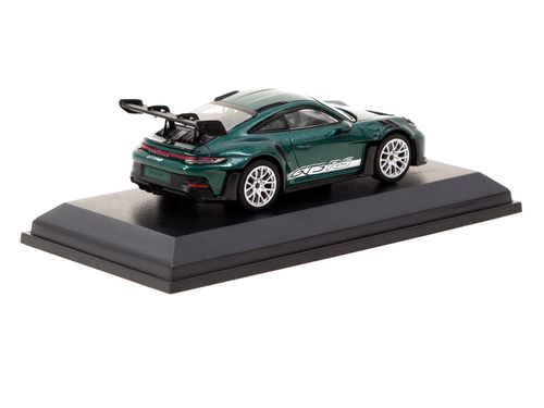 MINICHAMPS x Tarmac Works 1/64 Porsche 911 (992) GT3 RS Porsche Racing Green - Picture 2 of 3