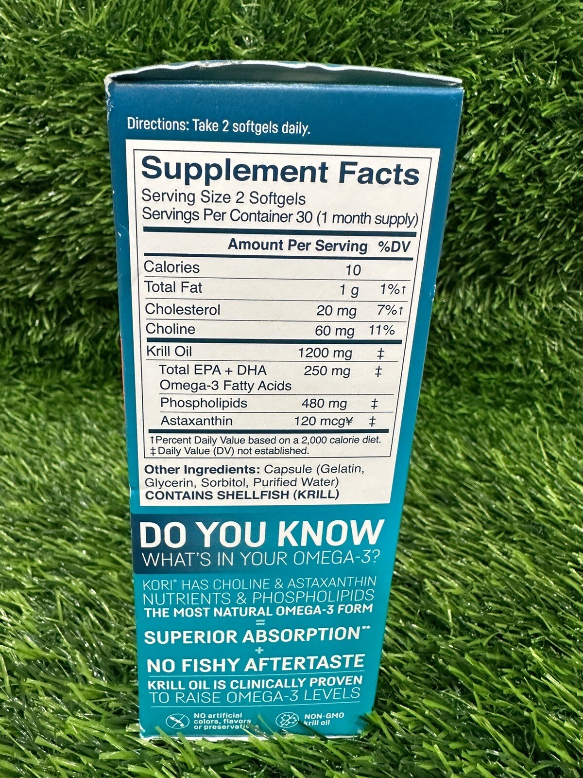 Kori Pure Antarctic Krill Oil MultiBenefit Omega3 600 Mg 60 Softgels