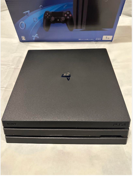 Sony PlayStation 4 PS4 Pro 2 TB Jet Black CUH-7200CB01 Game Console Full  Box F/S