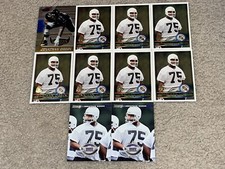 Jonathan Ogden (30) RC Rookie Card Lot Baltimore Ravens 1996 Bowman's Best Topps