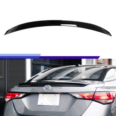 #ad Bright black Rear Trunk Spoiler Wing For 2020 2022 Nissan Sylphy Sentra $81.25