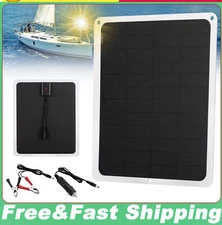 12V 10W Solar Panel Charger Battery Charger Kit For Hiking Camping Phone Charger