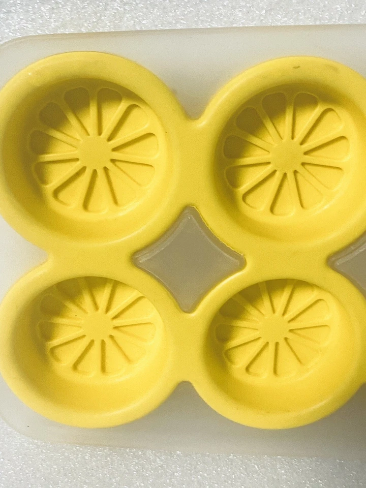 Trudeau желтые точки (заполнить лимонным соком) силиконовый лоток для льда делает 12 дисков - Изображение 2 из 4