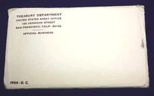 1964 US Mint P&D Mint Set in Original Envelope