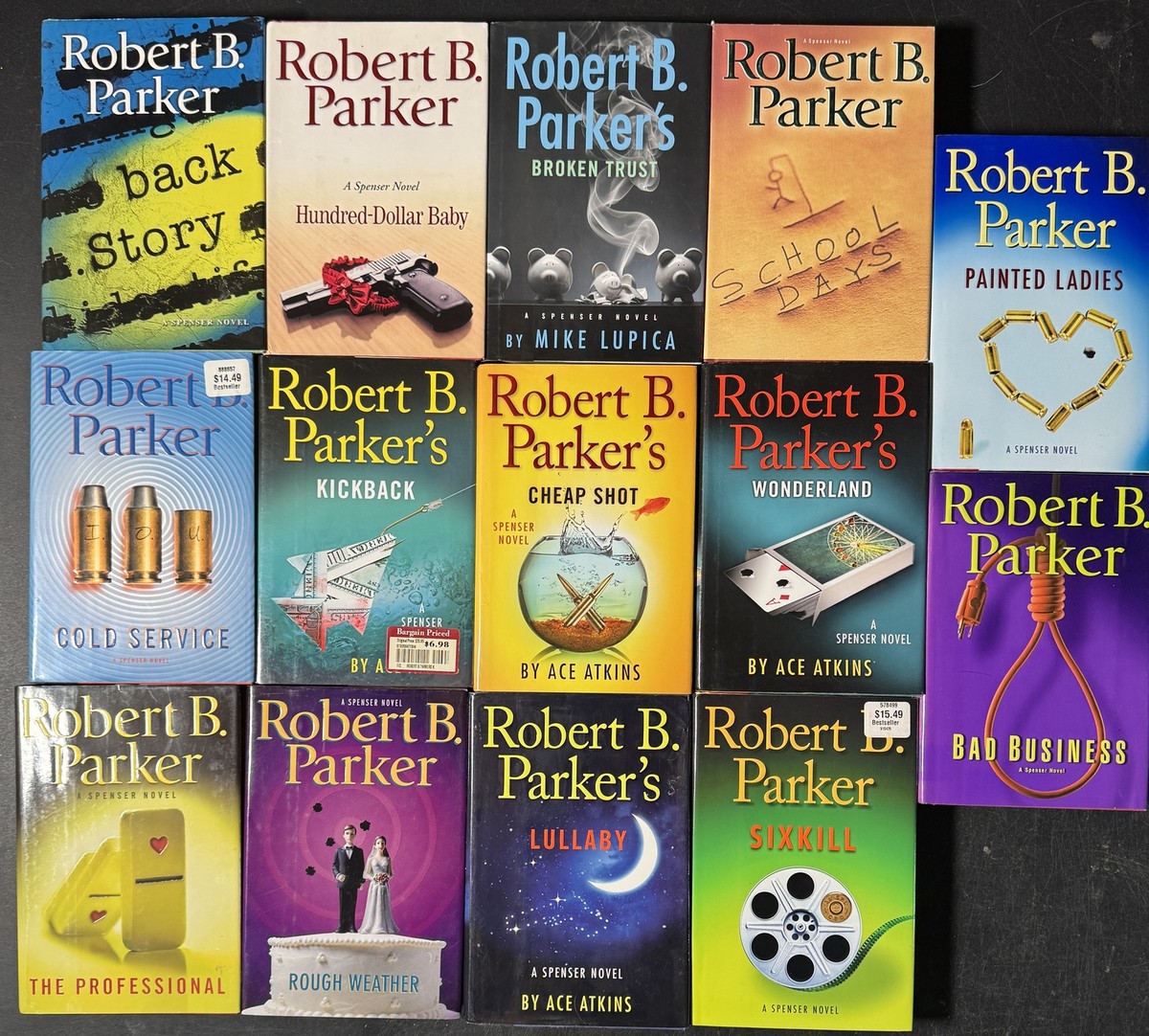 【12冊セット】Robert B. Parker Spenser Complete Series Set SPENSER 1-50 Robert B. Parker Lot 50 HB