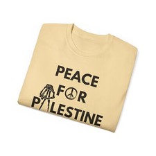 Peace for Palestine T-Shirt, Activism Tee, Supportive Shirt, Middle East Protest