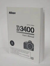 Nikon D3400 Instruction Owners Manual D3400 Book  NEW