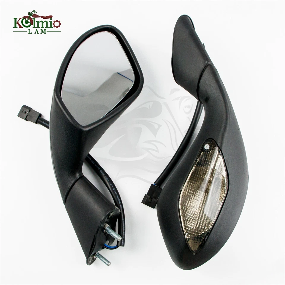 Rear View Turn Signal Mirrors Fit For Aprilia RSV4 2009-2014 - Image 4 of 4