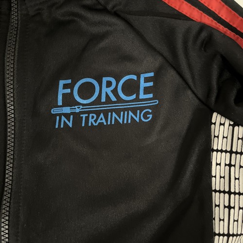 Star Wars Force In Training Long Sleeve Zip Up Size 7/8 - Picture 3 of 7