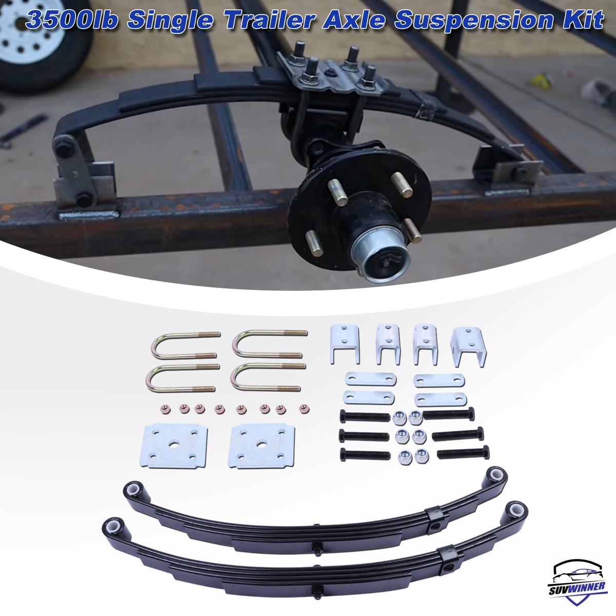 Trailer Axle Rv Utility Trailer Axle Kits 2,000 Lb Trailer Kits Delivered In 24 Hours