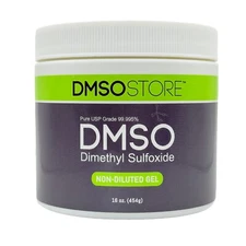 DMSO Gel 16 oz. Non-diluted 99.995% Low odor Pharma grade Dimethyl Sulfoxide 
