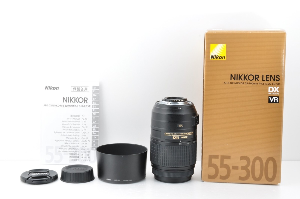 Near Mint in Box] Nikon AF-S NIKKOR DX 55-300mm f/4.5-5.6G