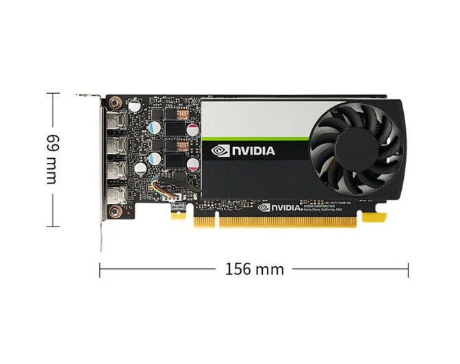 Leadtek Nvidia Quadro T600 Graphics Card 4GB GDDR6 4×Mini DisplayPort 128bit - Image 2 of 4