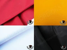 Accordion Bellows Fabric Gold, Black, Red or White