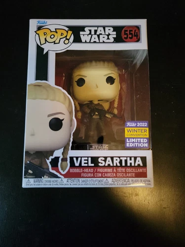 Funko Pop! Vel Sartha #554 Star Wars ANDOR 2022 WinterCon Exclusive w/ Protector