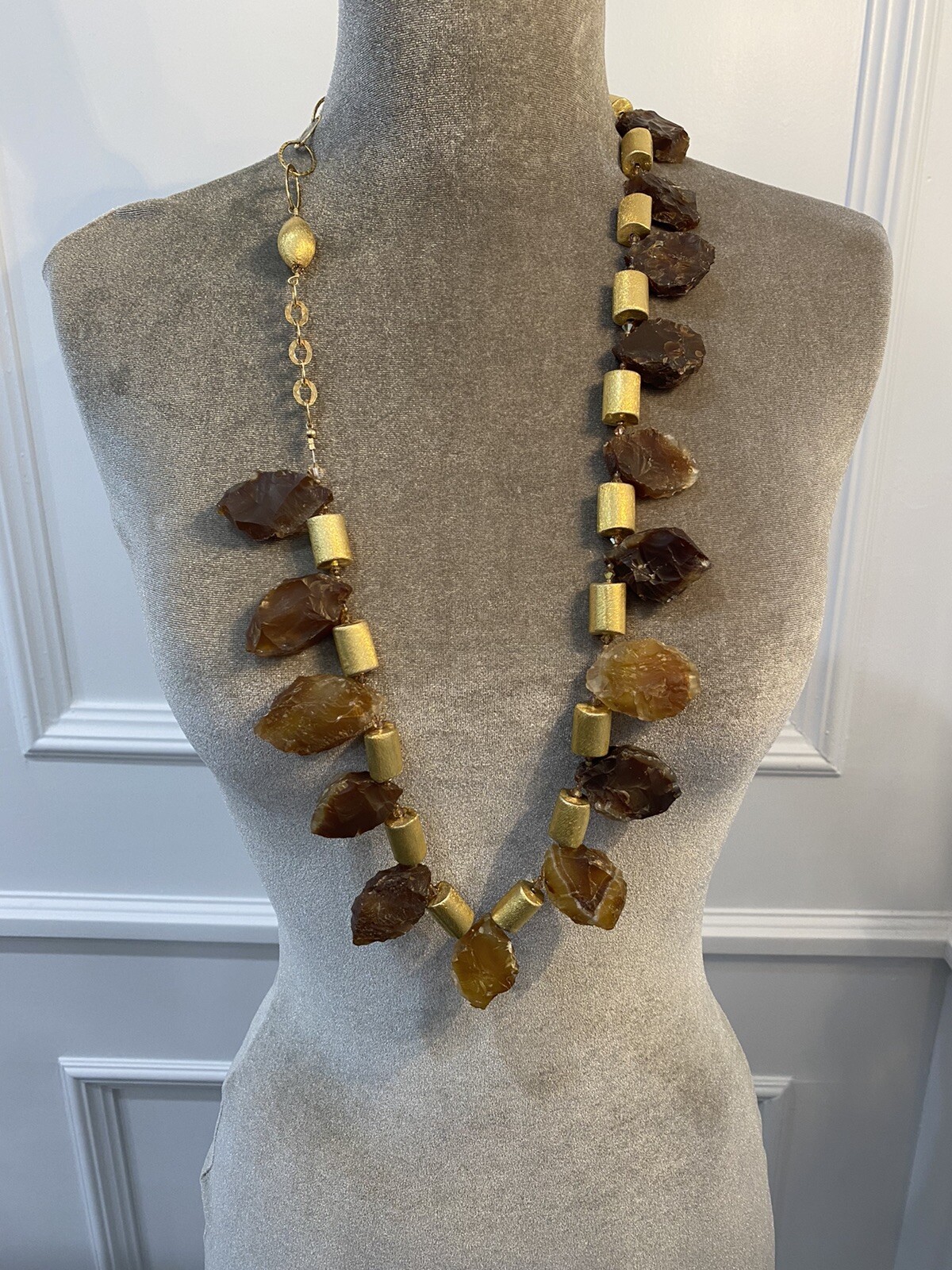 Chalcedony Artisan Necklace - image 1