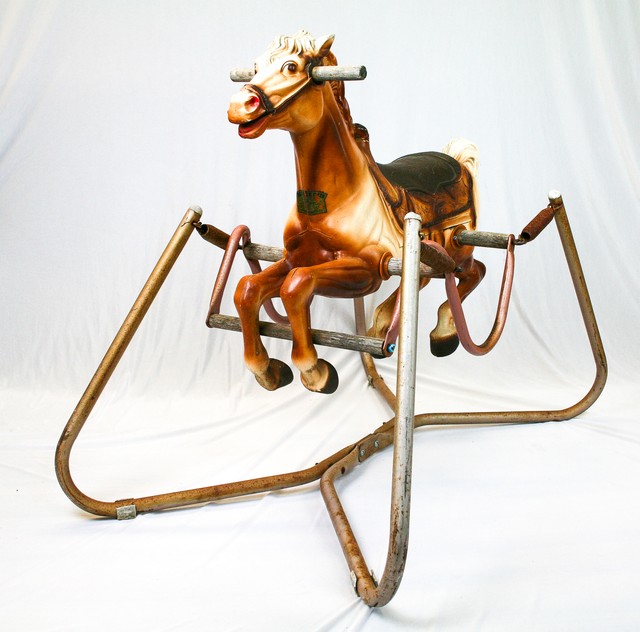 hedstrom wonder horse spring rocking horse