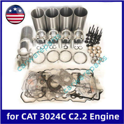 Overhaul Rebuild Kit For Caterpillar CAT 3024C 3024T 3024CT C2.2 C2.2T Engine