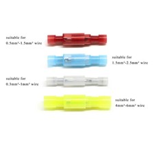 Nylon Insulated Male/Female Bullet Wire Crimp Connector Terminals Cold Pressed