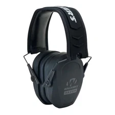 Razor Slim Passive Earmuff - Ultra Low-Profile Earcups - Black