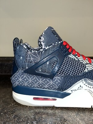 Men's VNDS Nike Air Jordan Retro 4 SE Sashiko Deep Ocean CW0898