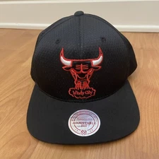 Mitchell & Ness Men’s NBA Chicago Bulls Windy City Mesh Jersey Snapback Hat