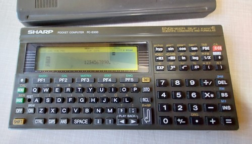🧮 ORDENADOR DE BOLSILLO PC-E500 AFILADO VINTAGE - Imagen 11 de 12