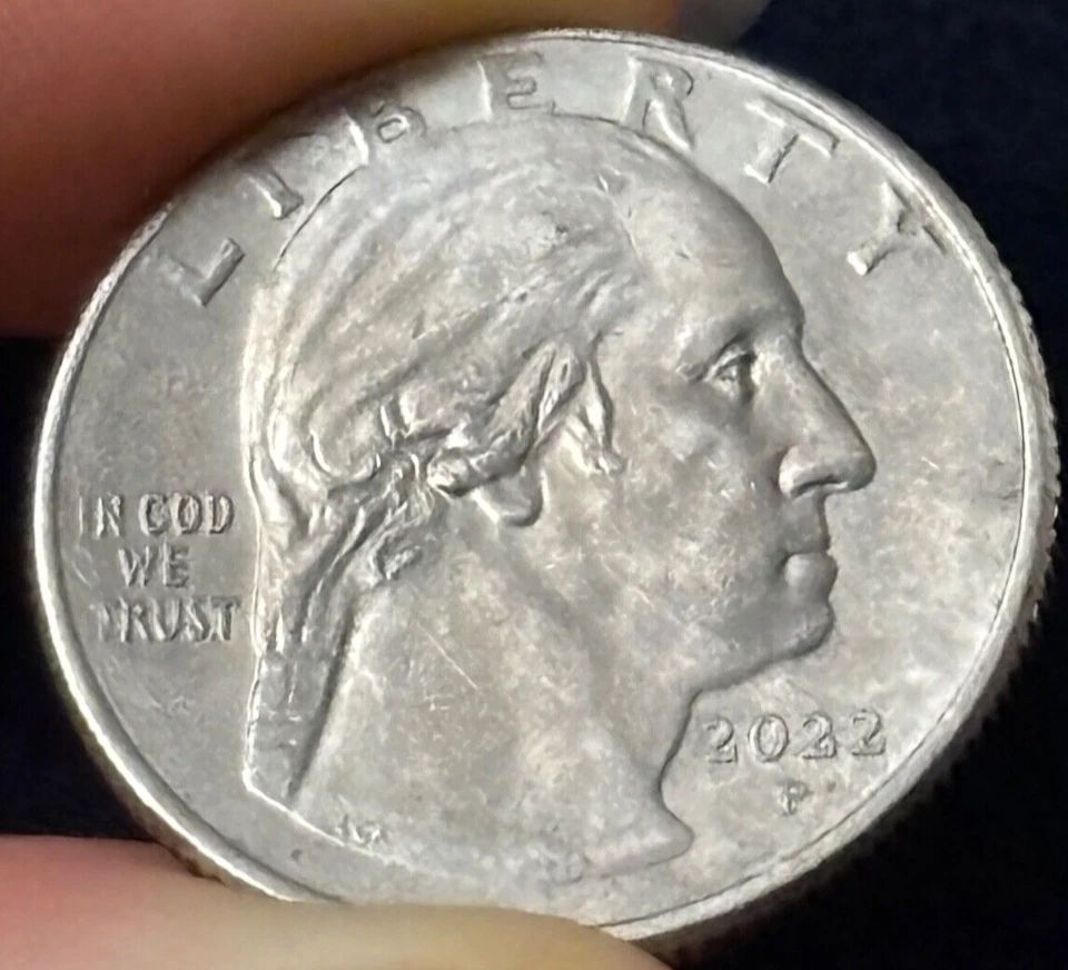 2022 P - ANNA MAY WONG QUARTER "IN COD WE TRUST" MINT ERROR - Image 2 of 3