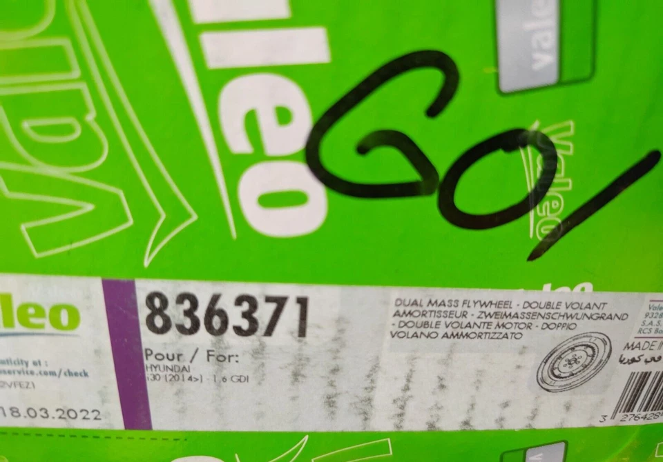 Dual Mass Flywheel Fits Hyundai i30 II 1.6GDI OE-23200-2B510, 23200-2B520 - Image 3 of 3