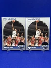 1990-1991 NBA Hoops Sam Vincent w/ Michael Jordan #12- 2 Cards!