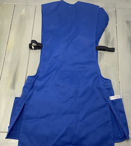 VINTAGE Bob Allen Men’s Shooting Vest Blue Small Hunting Outdoors USA - Picture 9 of 12